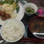 松野や - 2018.06日替わり定食（600円）