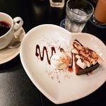 CAFE　COCODOCO - 濃厚チョコチーズケーキと珈琲