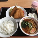 大松食堂 - アジフライ定食