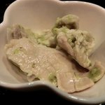 スモークソルト - 「豚しゃぶ　バジルソース」：イタリアかぶれじゃない、“和モダンな豚しゃぶ”