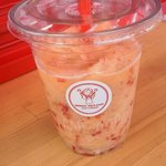 スモーキー ジョーズカフェ - 期間限定!!山形のさくらんぼスムージー…４５０円(農林水産大臣賞受賞!!契約農家直送のさくらんぼを使用)