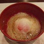 旬菜 喜いち - 温玉そうめん