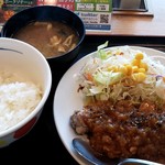 Matsuya - 大盛無料だけど、涙を飲んで普通に