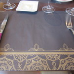 TERROIR Kawabata - メイン登場前のテーブルセッティング