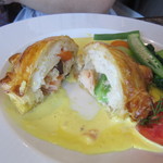 TERROIR Kawabata - 真鯛のパイ包み焼き　断面写真