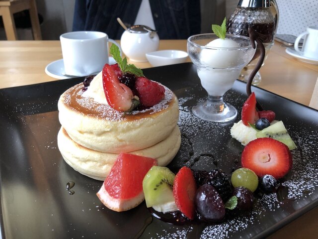 円山ぱんけーき 西１８丁目 カフェ 食べログ