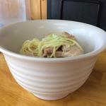 ラーメン赤大屋 - ライス小+オンザラーメン