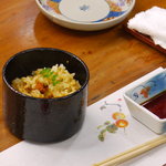 割烹 松風 - ウニご飯（5人以上の食事でサービスになるらしい）