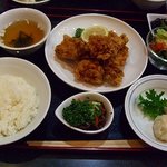 中国四川料理 ドンシュー - 唐揚げ定食♪