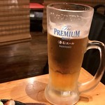 ねお 豊田 うりずん あぐー豚と旬菜うまいもん屋 - 飲みかけ生ビール♬