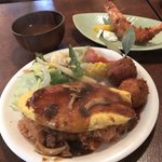 洋食家ロンシャン - とろとろＳＥＴ １３８０円＋エビフライ５００円