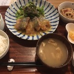 Nogitsunean - 揚げ鯖の生姜味噌ダレ定食(^^)