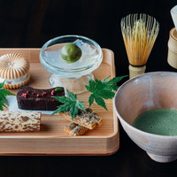お茶とお菓子 五点盛り