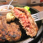 いきなりステーキ - ワイルドハンバーグランチ　１１００円
