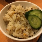 日本酒とくつろぎ宴会の店 うめ家 - 炊き込みご飯