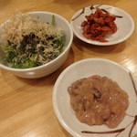 札幌ザンギ本舗 - 氷結ピーマン、ちゃんじゃ、柚子風味塩辛