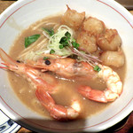 麺と心 7 - めっちゃ海老白湯ラーメン ABタイプ（2018年6月）