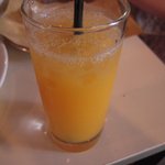 カフェ アンリュール - おすすめランチ　オレンジジュース