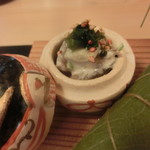 御料理 まつ山 - はすいもの胡麻和え