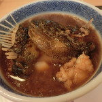 御料理 まつ山 - 味噌汁はオコゼ入り