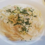 グッドモーニングカフェ 早稲田 - ツナとキャベツのクリームパスタ