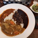 マルス食堂 - 「3種トリコロールカレー」980円