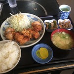 孫吾喰 - 料理写真:日替り定食 水曜日 鶏から揚げ定食