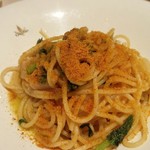 Giglio - 　　　　カラスミとホタテと小松菜の手打ち