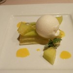 Giglio - 　　　　アイスクリームとメロンのパテ