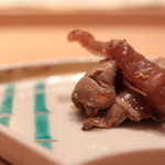 鮨 よし田 - 鱧の肝・浮き袋