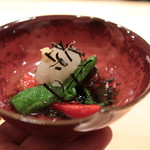 鮨 よし田 - 一口鮑の揚げ出し