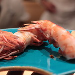 鮨 よし田 - 車海老塩焼き