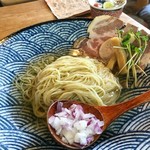 AWANOUTA  - 昆布水つけ麺(黒しょうゆ)
            1300円