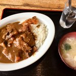 生そば きく家 - ようやく食べられた「かつカレー」♡