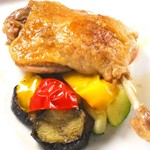 ワイングラース - 合鴨もも肉のコンフィ