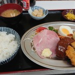 赤丸食堂 - 特ランチ970円(*´ー｀*)私の思い出の味です♪