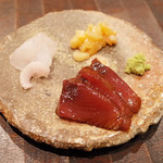 5800円のコースのおさしみ