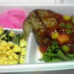 日の丸弁当 - ハンバーグおかず　2011/7/25ver