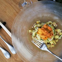 YPSILON Aoyama - 塩水雲丹と焼き茄子の冷製カッペリーニ　