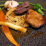 ボン・ヴィヴァン - 松阪牛ホホ肉とフォアグラのソテー