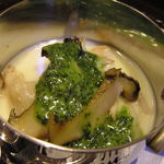 ボン・ヴィヴァン - 志摩産黒鮑と茸のソテー