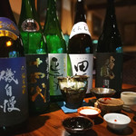 Izu Kougen Jougasaki Onsen Hanafubuki - 全国各地より取り寄せた、厳選日本酒。