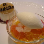 カンパーニュ - スモモのパンナコッタ