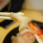 新潟市中央卸売市場誠食堂 - 鮮度の良いツブ入っています