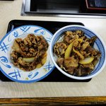 吉野家 - 牛丼並盛つゆだく＋牛皿並盛