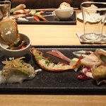 ザ キッチン カンラ - 京都地産野菜と旬な食材の京タパス盛り合わせ