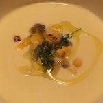 ザ キッチン カンラ - とうもろこしと冬瓜の冷たいスープ