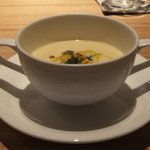 ザ キッチン カンラ - とうもろこしと冬瓜の冷たいスープ