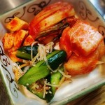 正泰苑 - 盛り合わせキムチ