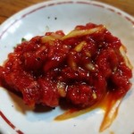 正泰苑 - ユッケ～！更に元気が出ます